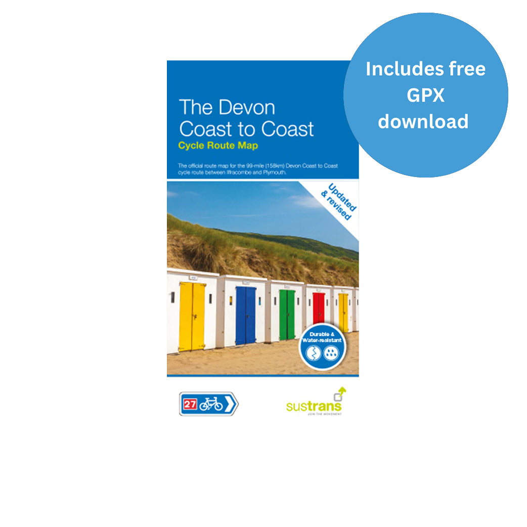 The Devon Coast to Coast Cycle Route Map (Route 27 Ilfracombe to