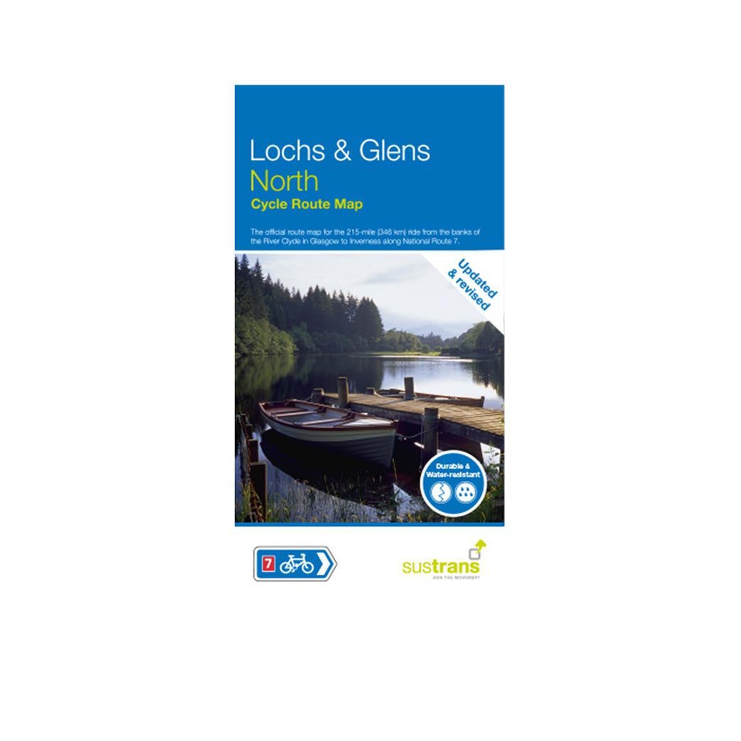 Lochs and Glens North Cycle Route Map (Route Glasgow to