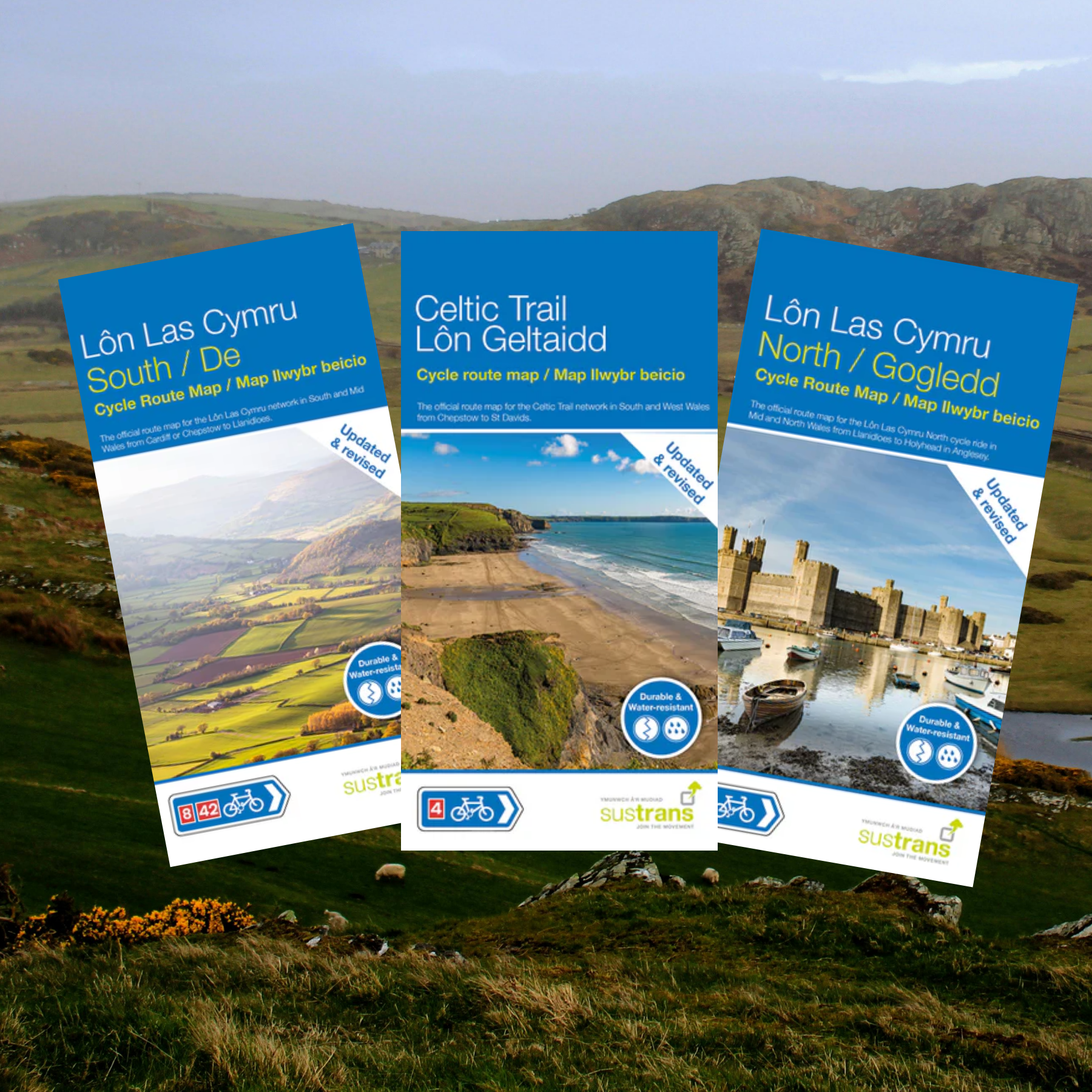 Long-distance cycle maps in Wales – Walk Wheel Cycle Trust Shop