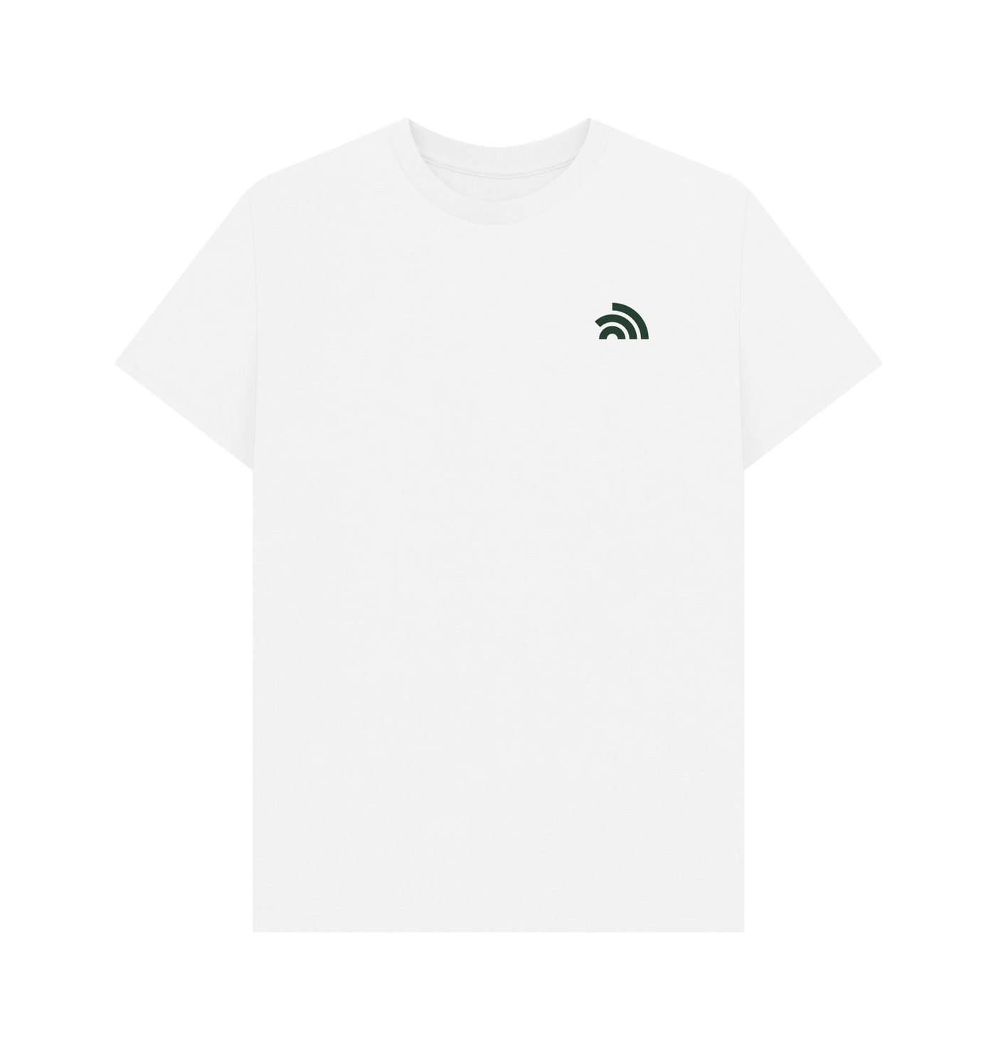 White Printed T-shirt Front