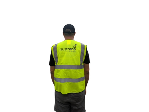 High-vis cycling vest