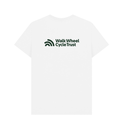 White Printed T-shirt Back