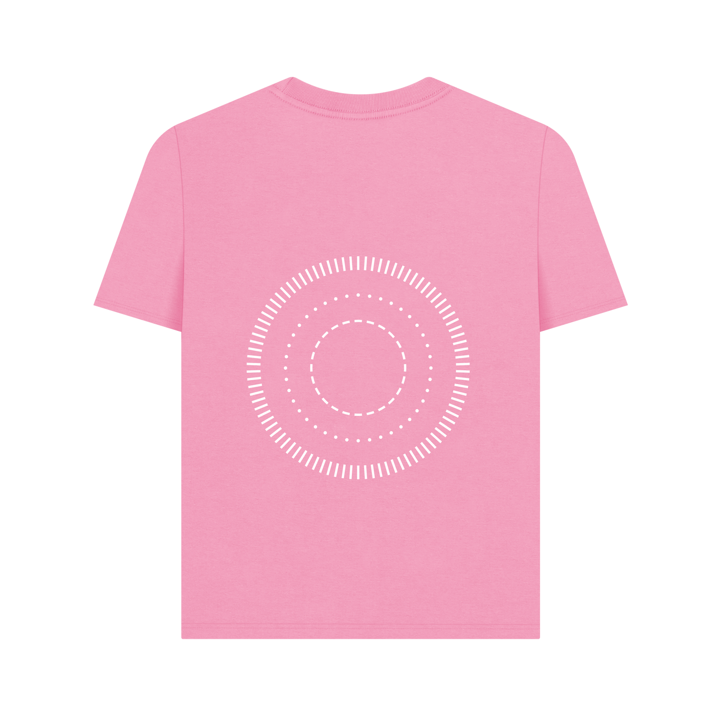 Rose Pink Printed T-shirt Back