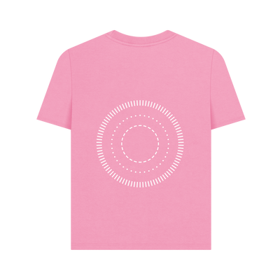 Rose Pink Printed T-shirt Back
