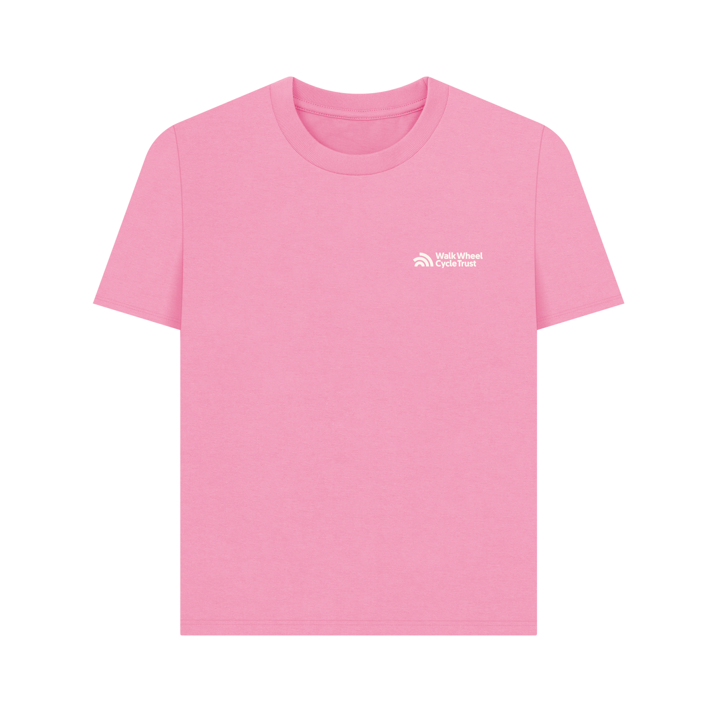 Rose Pink Printed T-shirt Front