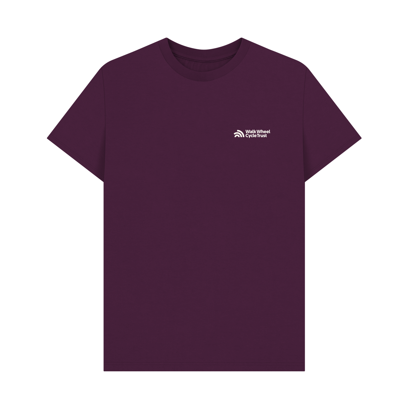 Purple Printed T-shirt Front