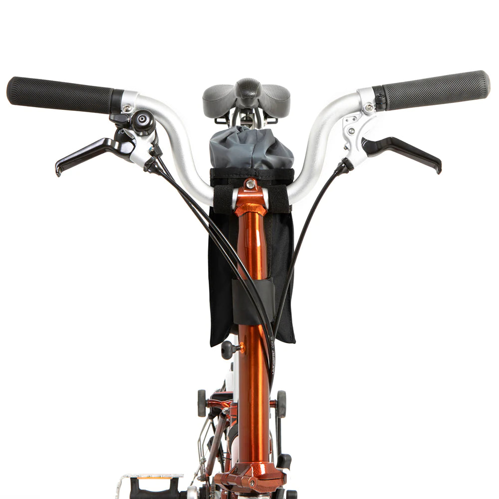Restrap folding bike stem bag - with drawstring top 
