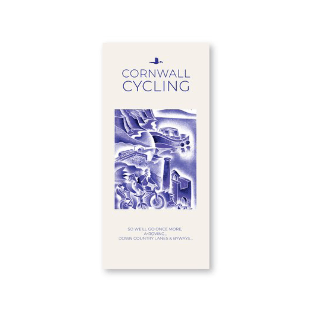 Cornwall Cycling Map by Goldeneye. 2024 edition. 