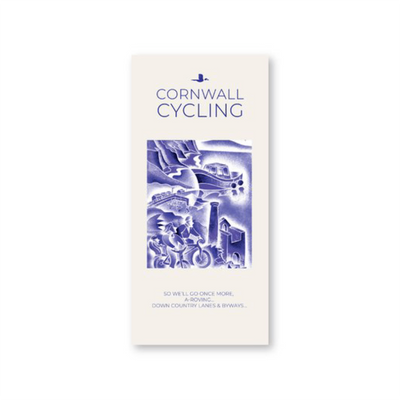 Cornwall Cycling Map by Goldeneye. 2024 edition. 