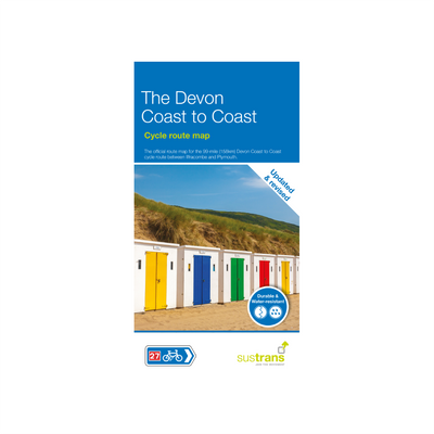 Devon Coast to Coast map