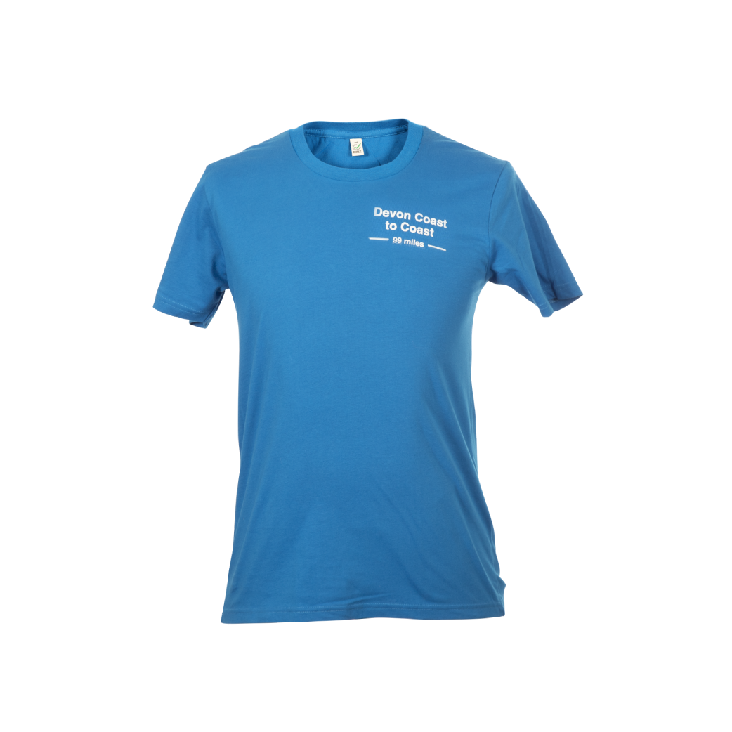 Devon Coast to Coast t-shirt front