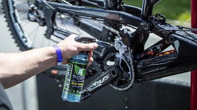 Kingud citrus bike degreaser being sprayed