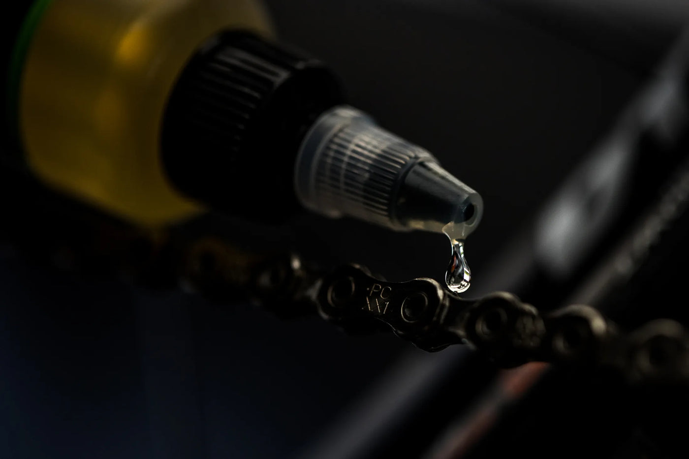 Applying the dry lube