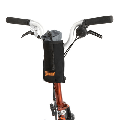 Restrap folding bike stem bag - with drawstring top 