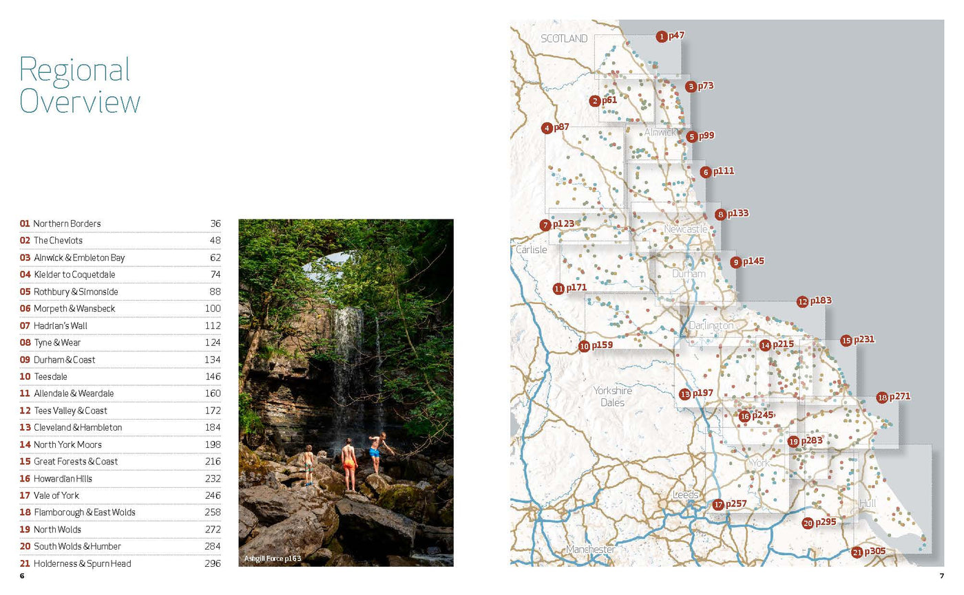 Wild Guide North East route coverage
