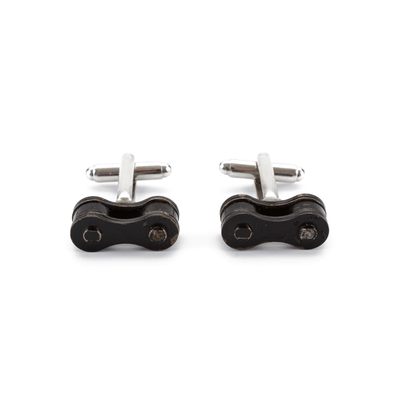 Bike chain cufflinks