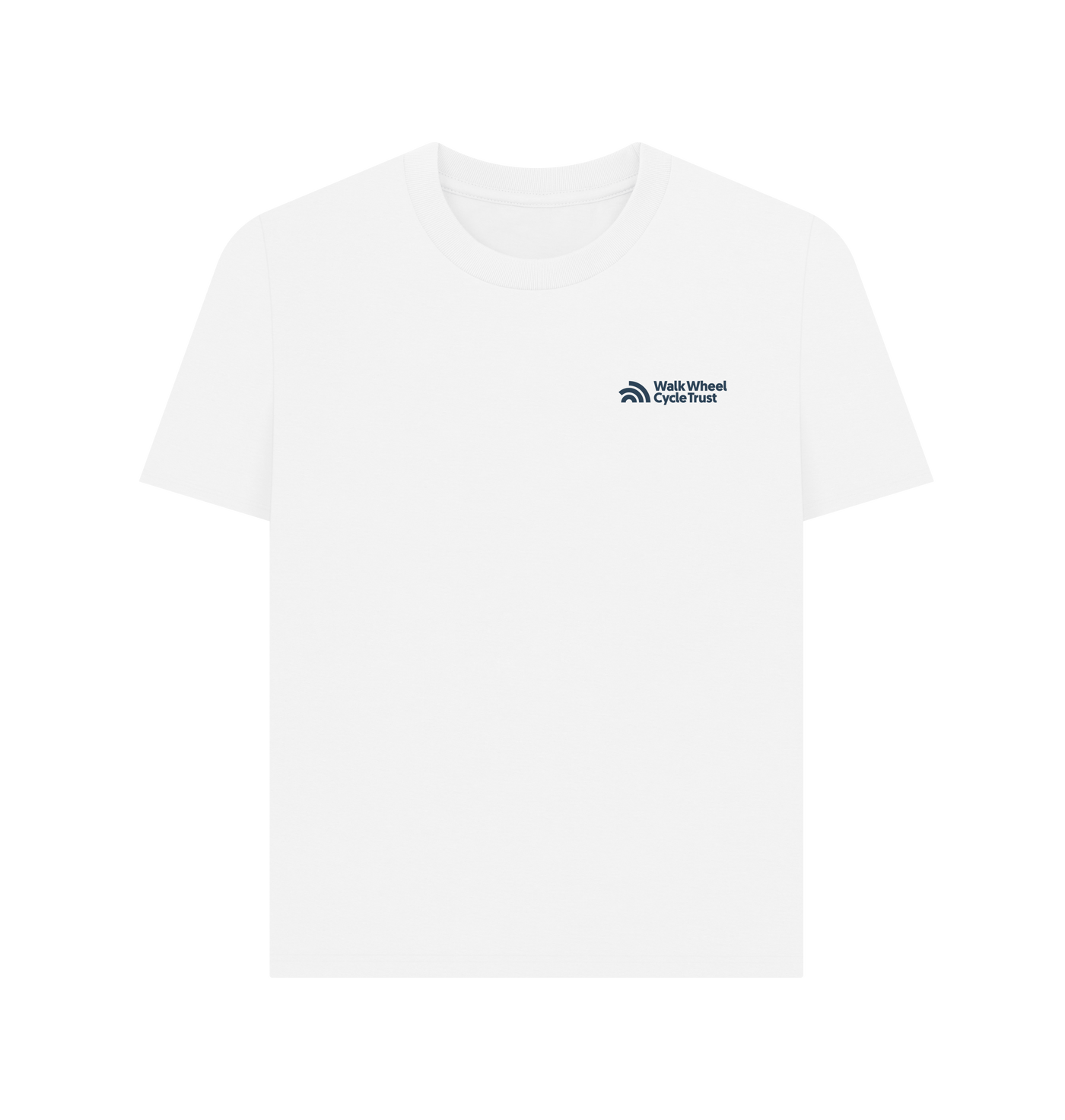 White Printed T-shirt Front