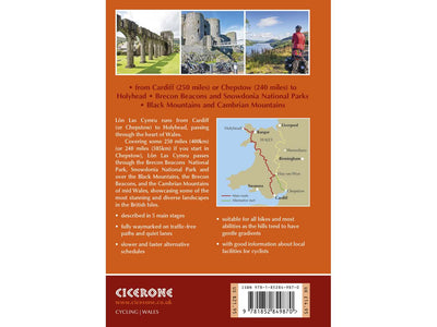 Back cover of the Lon Las Cyrmu book