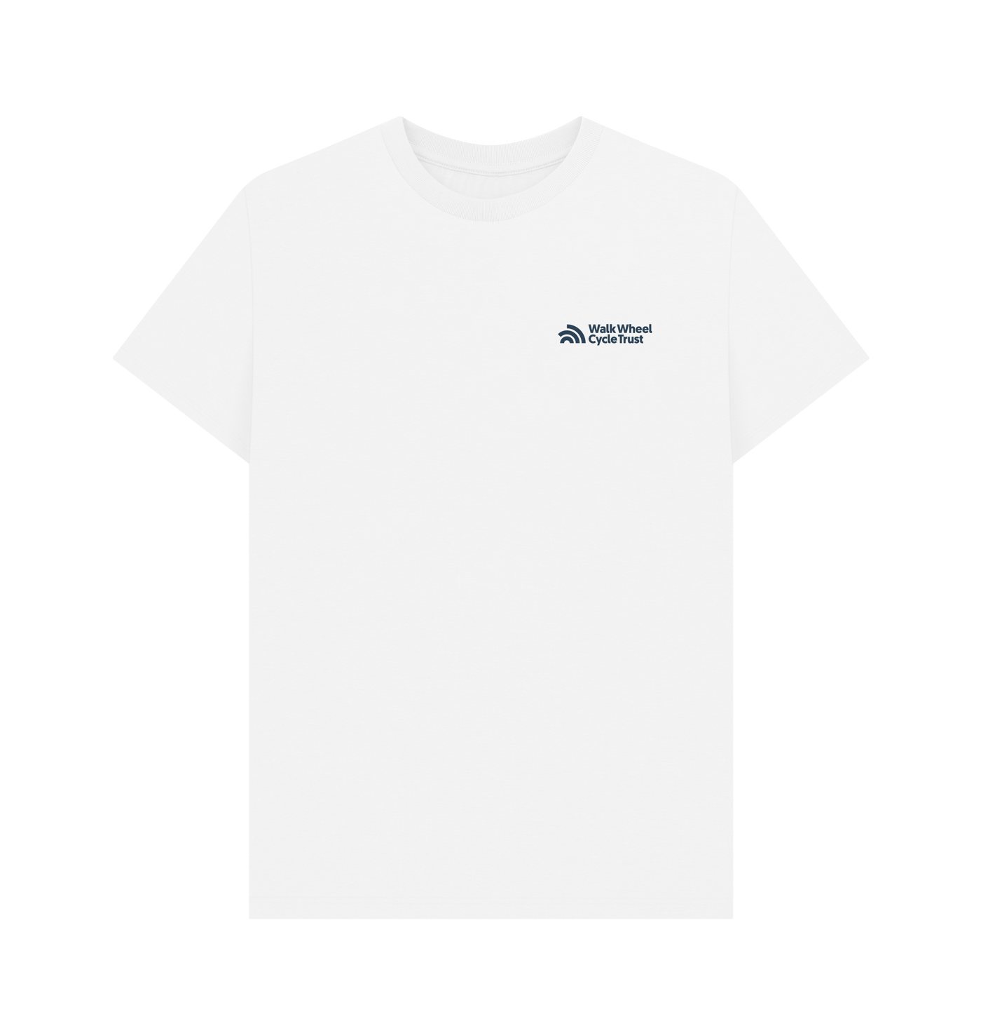 White Printed T-shirt Front