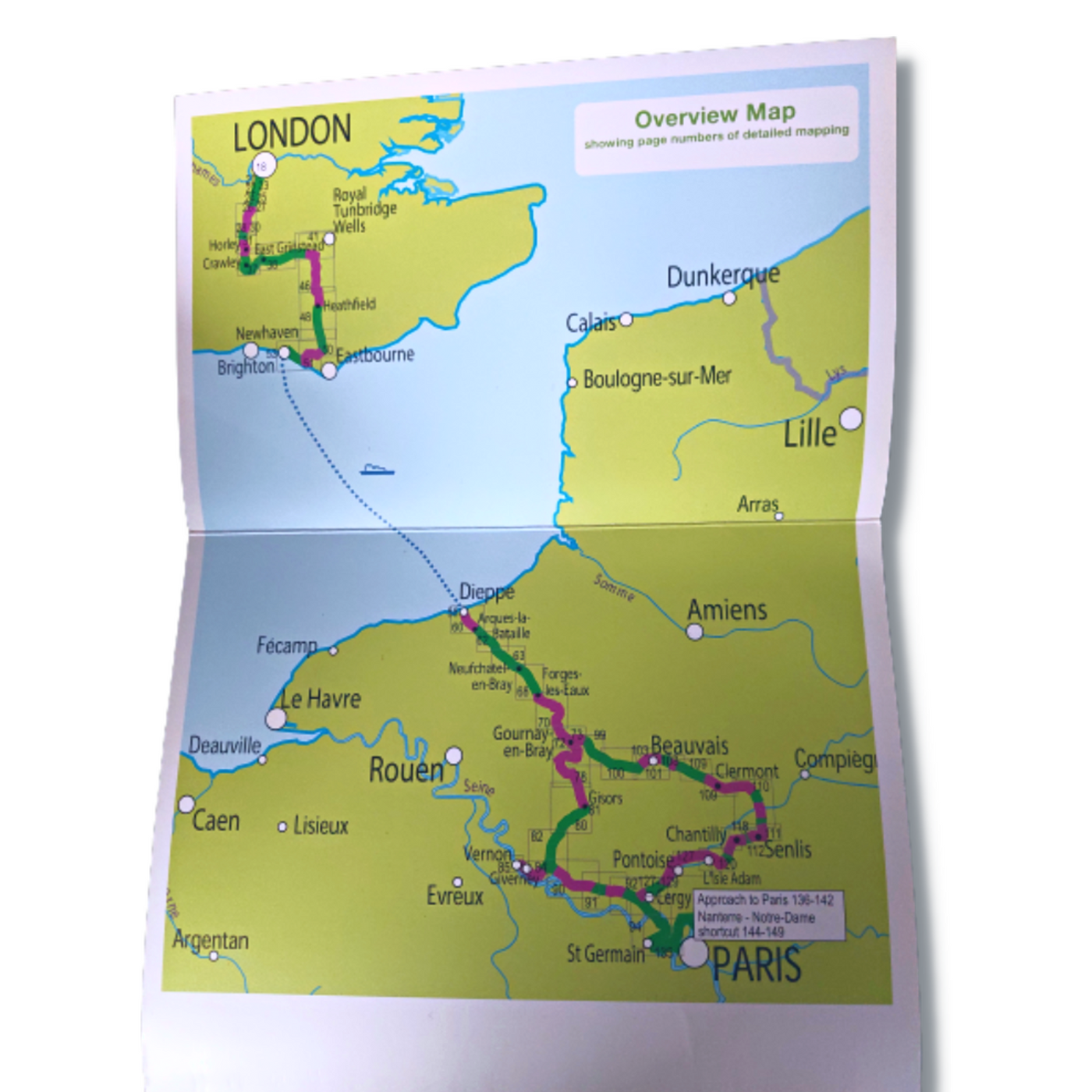 Avenue Verte route overview 