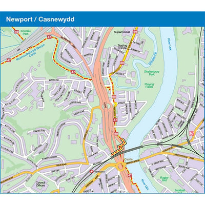 Celtic Trail Map / Lôn Geltaidd Map Llwybr Beicio | Chepstow to St Davids Cycle Route (Route 4/47)