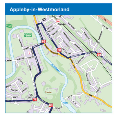Pennine Cycleway North town centre sample 