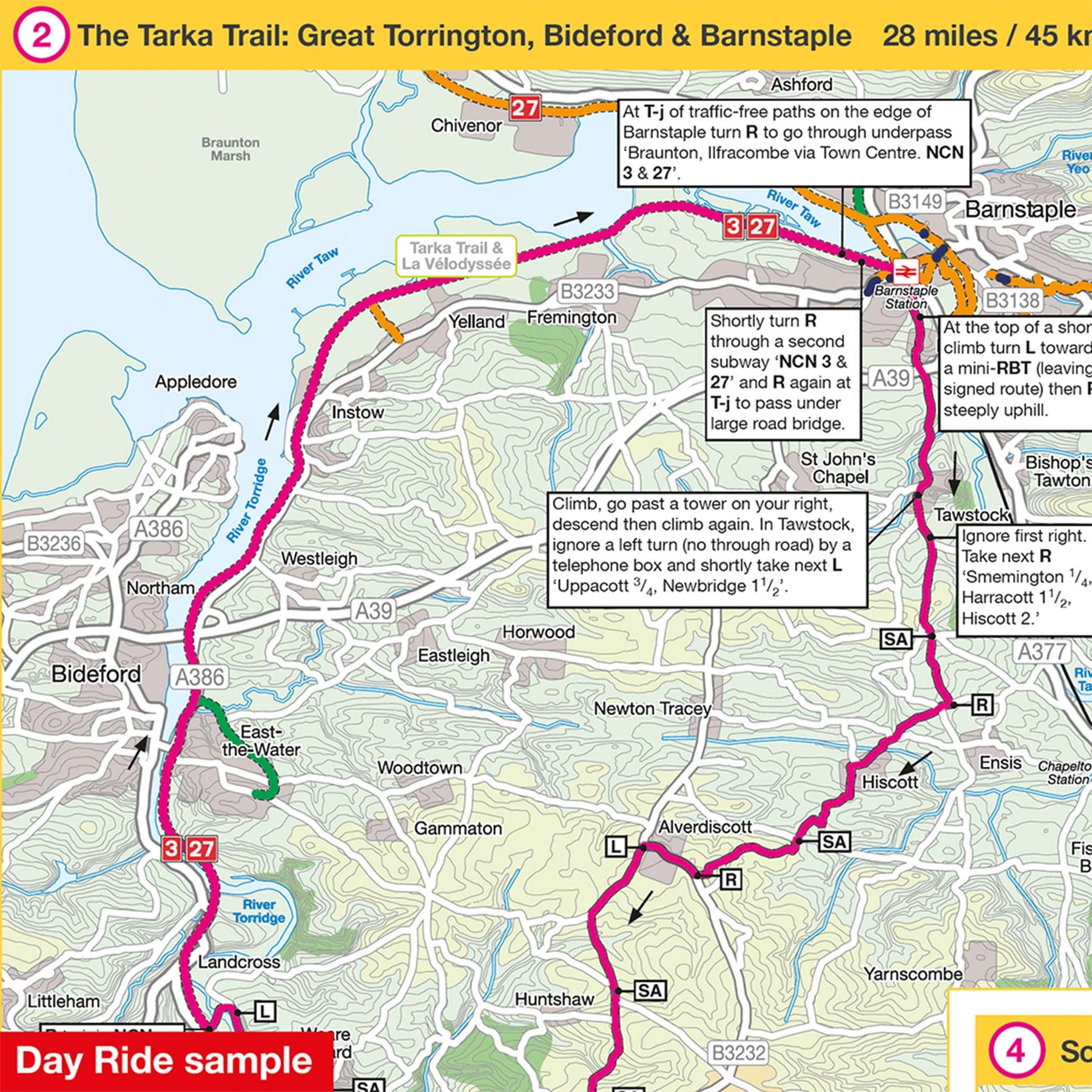 North Devon Cycle Map (3) – Walk Wheel Cycle Trust Shop