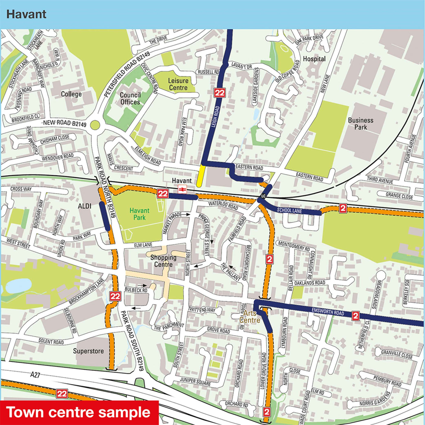 Town centre sample: Havant