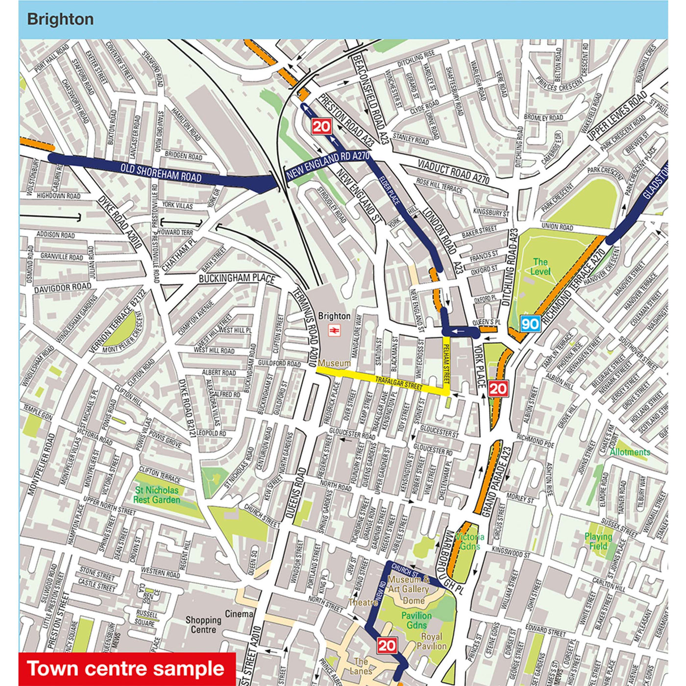 Brighton cycle map sample (7)