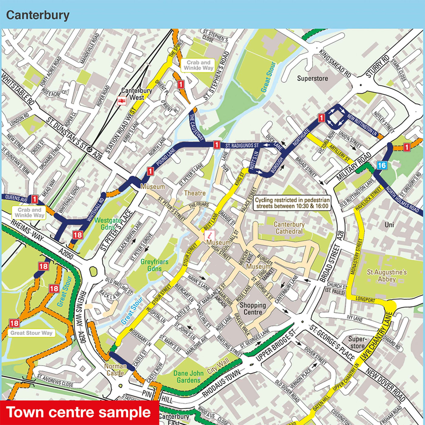 Town centre sample: Canterbury 