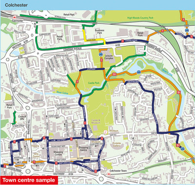 Town centre sample: Colchester 