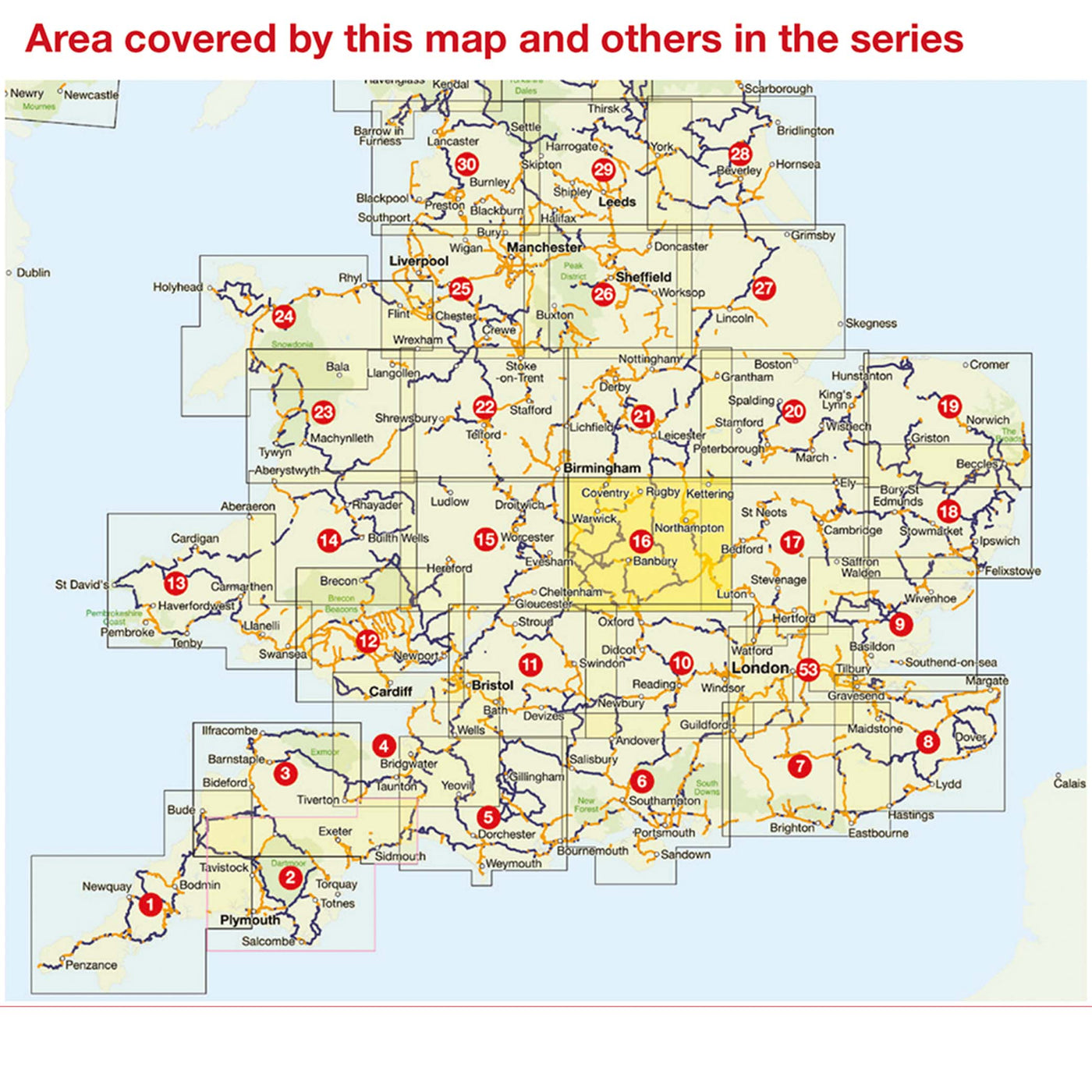 Regional map coverage map 
