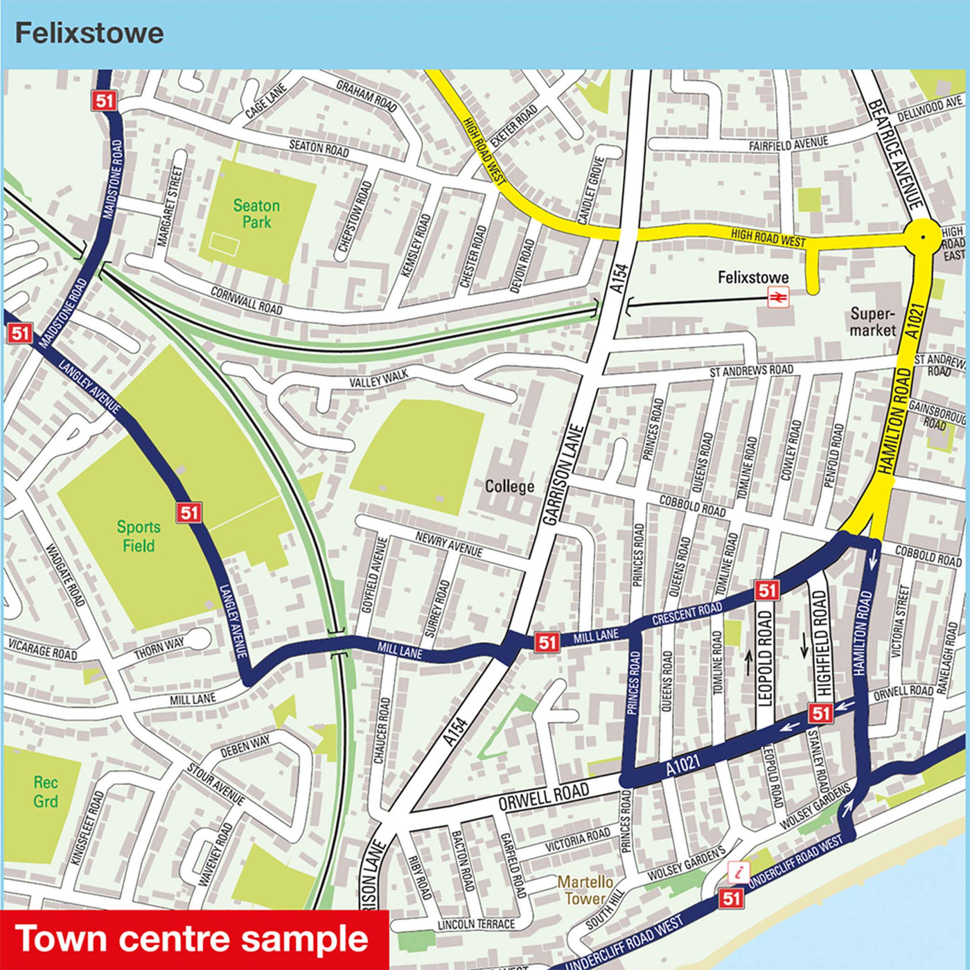 town centre sample