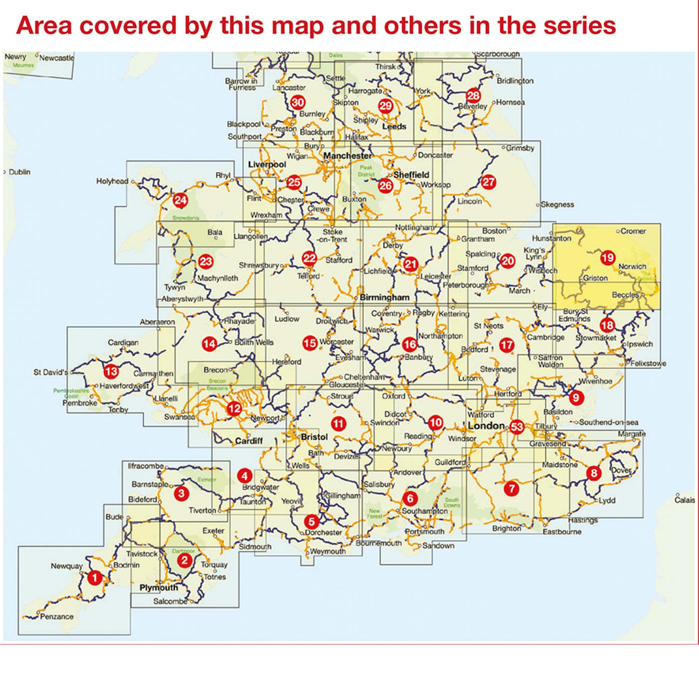 regional map coverage map