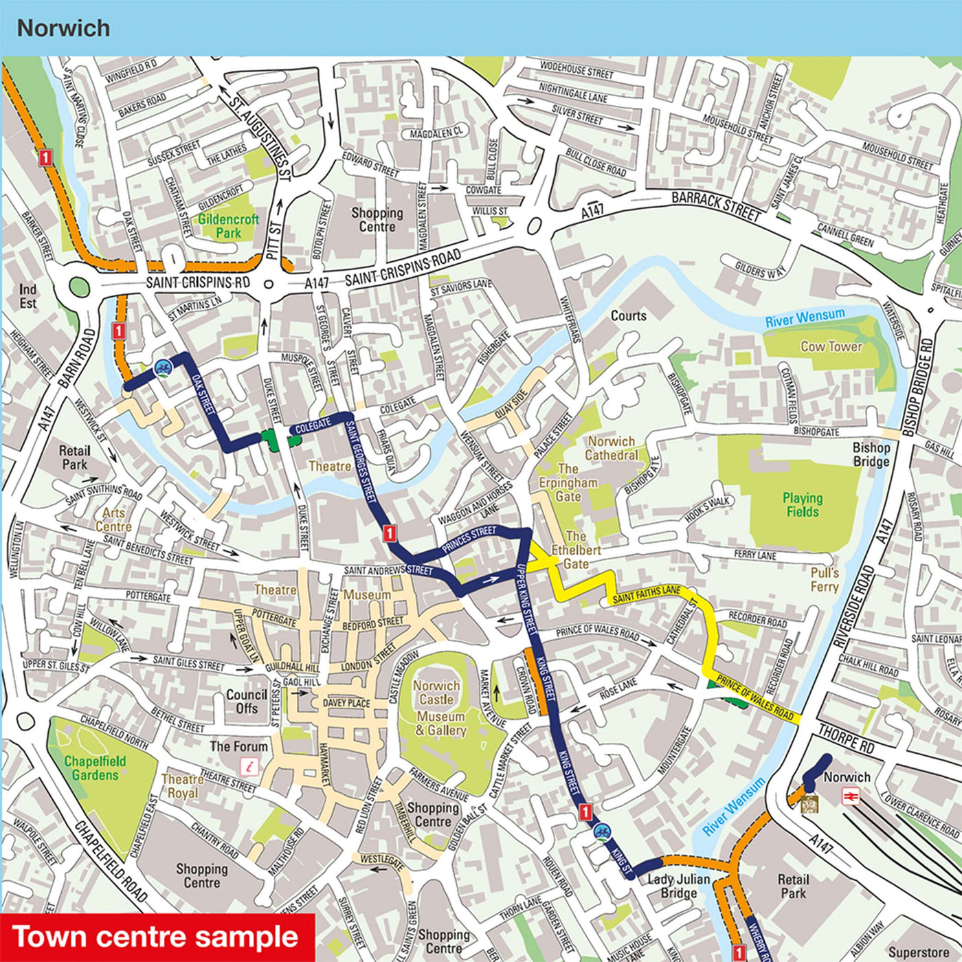 town centre sample