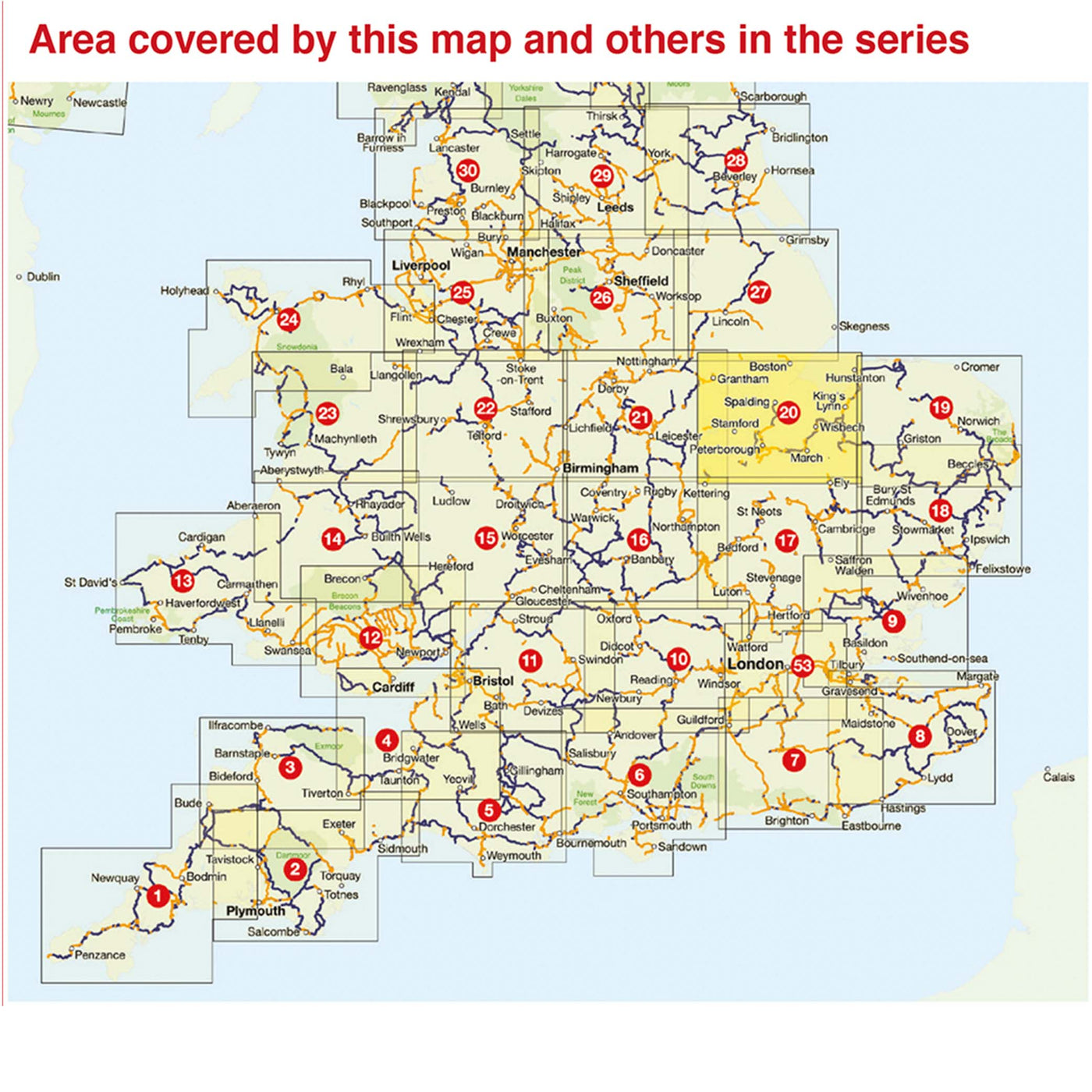 regional map coverage map