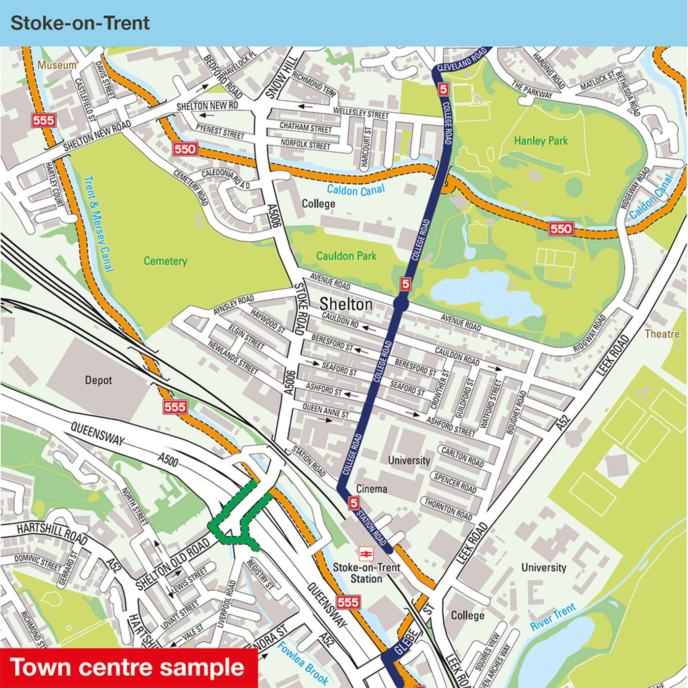 town centre sample