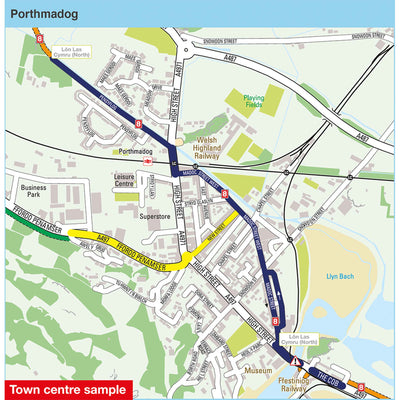 Town centre sample: Porthmadog 