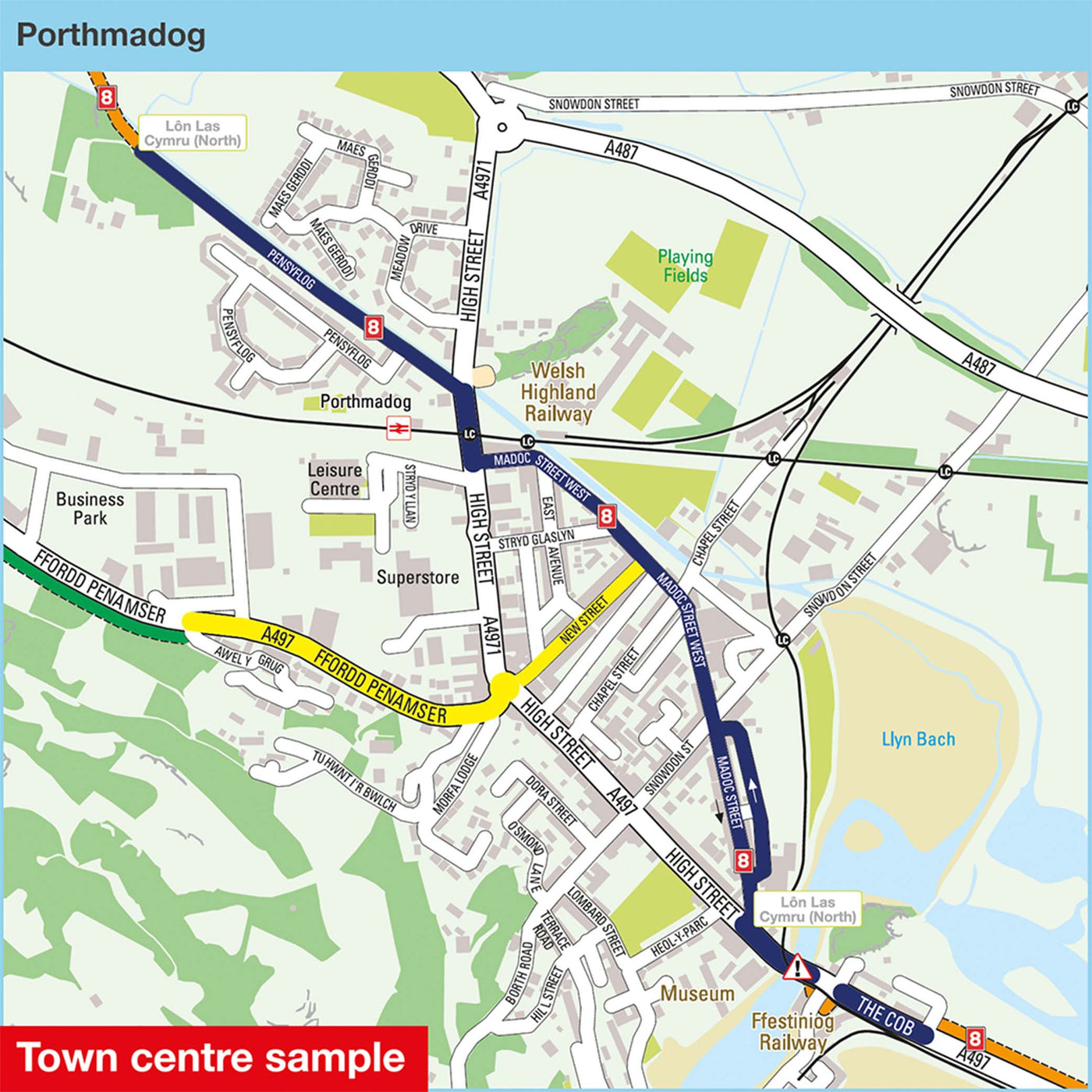 town centre sample