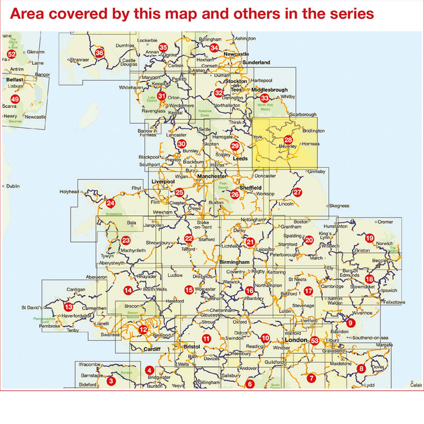Sustrans regional map coverage of the UK