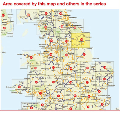 Sustrans regional map coverage of the UK