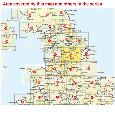 Sustrans regional map coverage of the UK