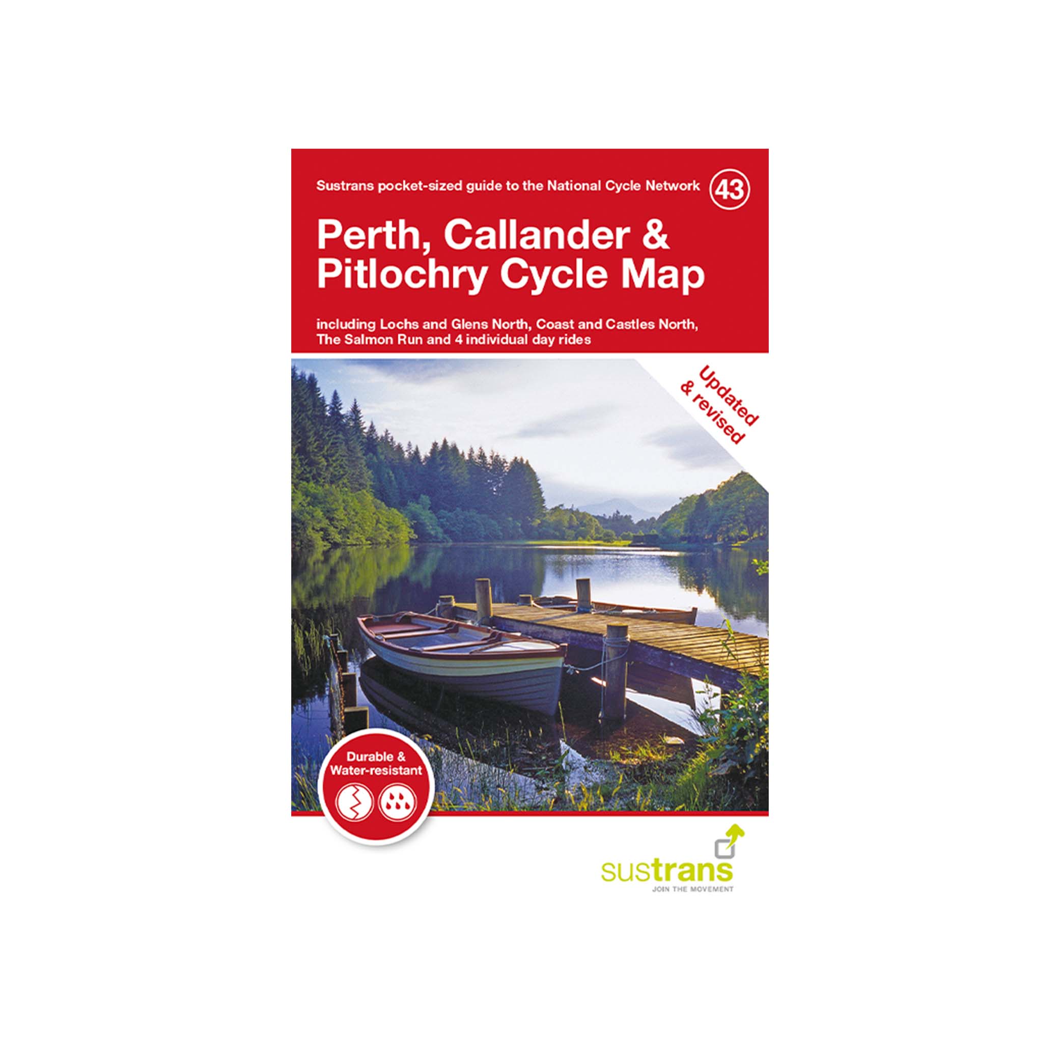 Perth Cycle Map Perth, Callander and Pitlochry Cycle Map (43) – Walk Wheel Cycle Trust Shop