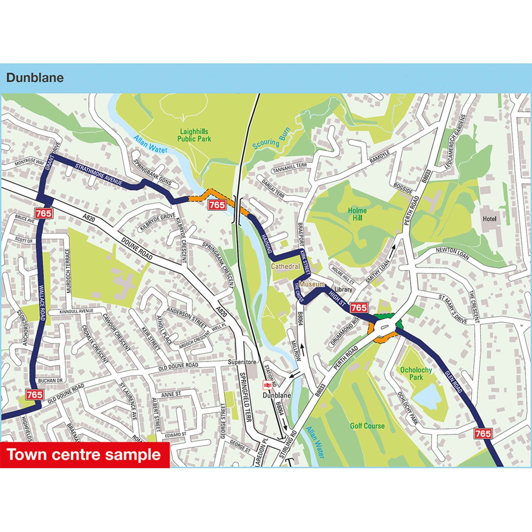 Perth Cycle Map Perth, Callander and Pitlochry Cycle Map (43) – Walk Wheel Cycle Trust Shop