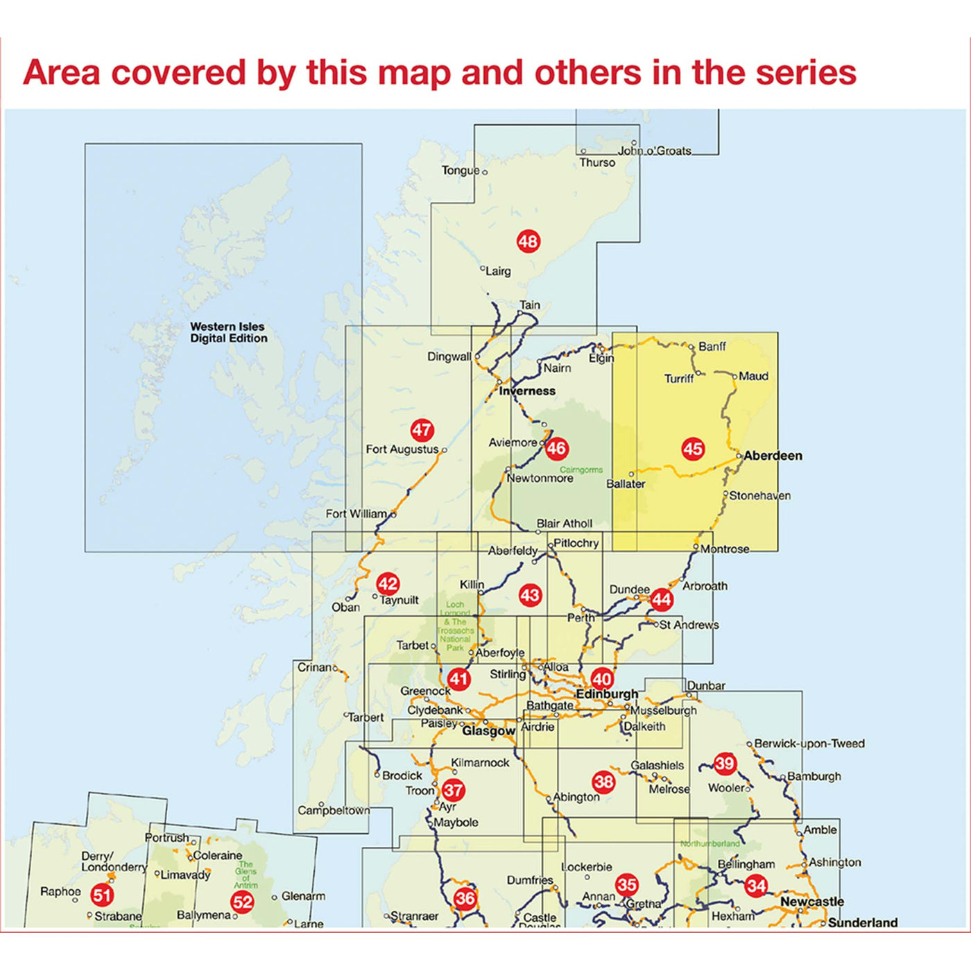 Regional map coverage - Map 45