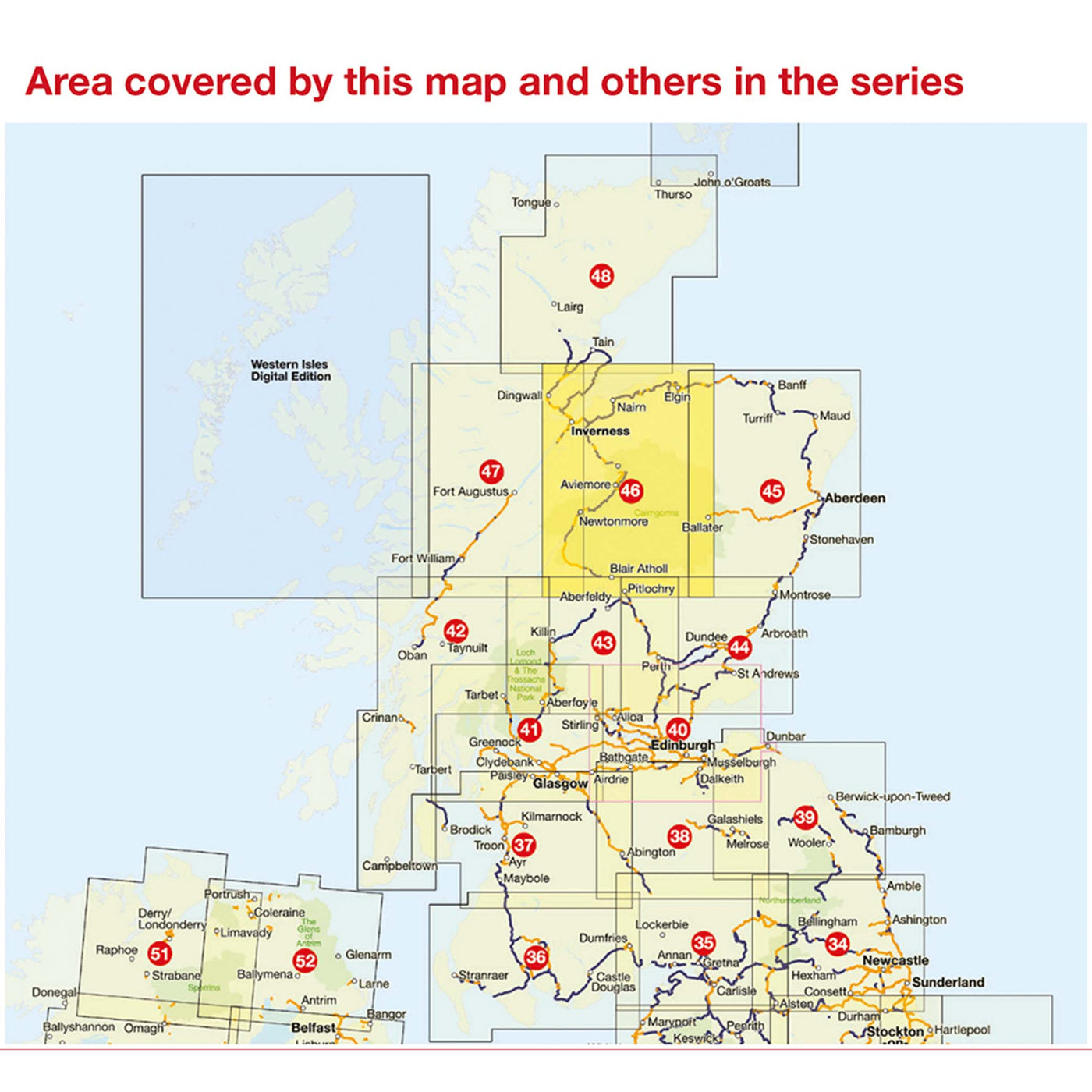 Sustrans regional map coverage of UK