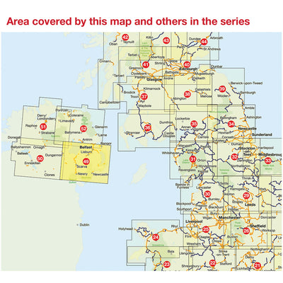 Sustrans regional map coverage of UK