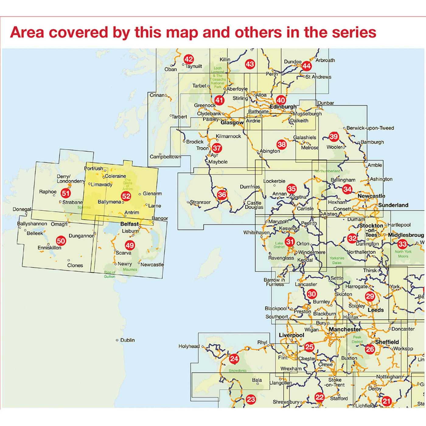 Sustrans regional map coverage of the UK