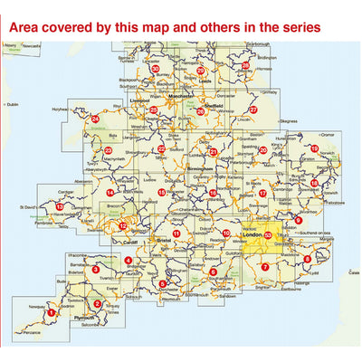 Sustrans regional map coverage of UK