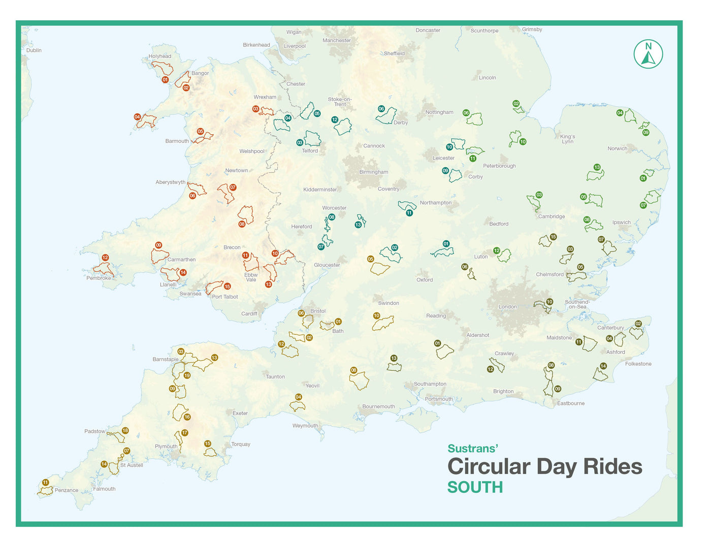 Circular day rides coverage 